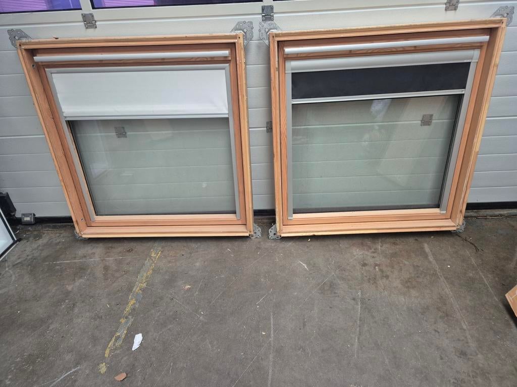 2 st VELUX dakramen GGL S06 3059 / 114x118, Doe-het-zelf en Verbouw, Glas en Ramen, Ophalen of Verzenden, Minder dan 80 cm, Dakraam