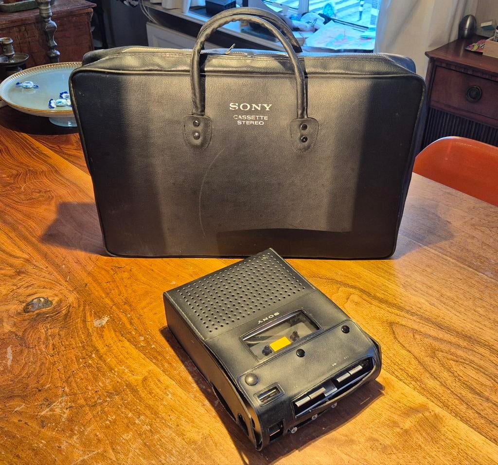 Zeer vroege Sony stereo recorder TC-124, Ophalen, Sony