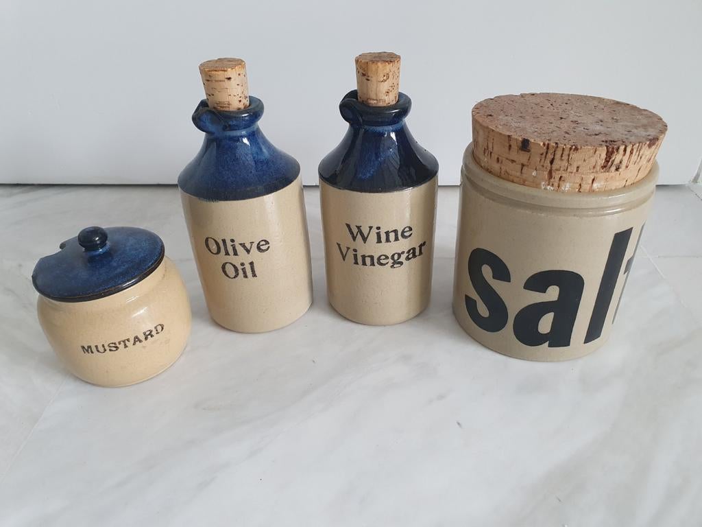 Vintage vooraadpotten van Pearsons of Chesterfield, Ophalen of Verzenden