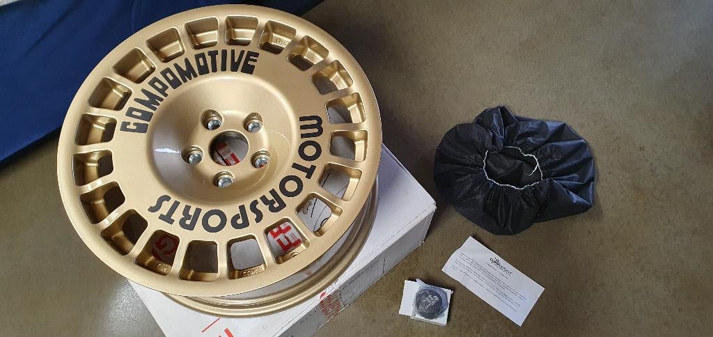 18” Compomotive TH1882 Velg Gold 5x114.3 ET35, Auto diversen, Ophalen of Verzenden, Nieuw