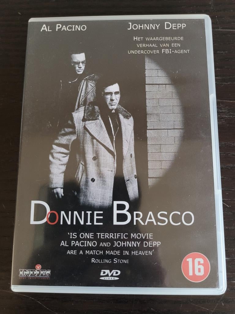 DVD - Donnie Brasco, Vanaf 16 jaar, Ophalen of Verzenden, Zo goed als nieuw, Maffia en Misdaad