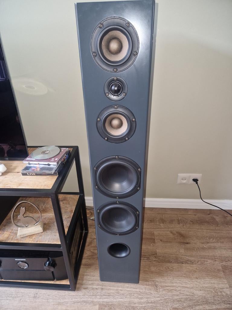 Frontspeakers, Ophalen of Verzenden, 120 watt of meer, Front, Rear of Stereo speakers, Overige merken