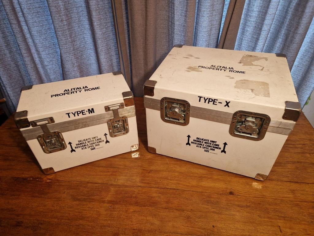 2X Al Italia flightcase, Ophalen of Verzenden, Al italia, Al italia, Al italia