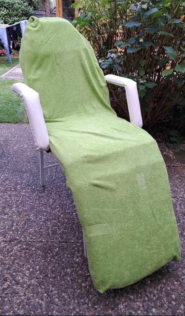 Schoonheidsspecialist/Pedicurestoel, Ophalen, Gebruikt, Wit, Leer