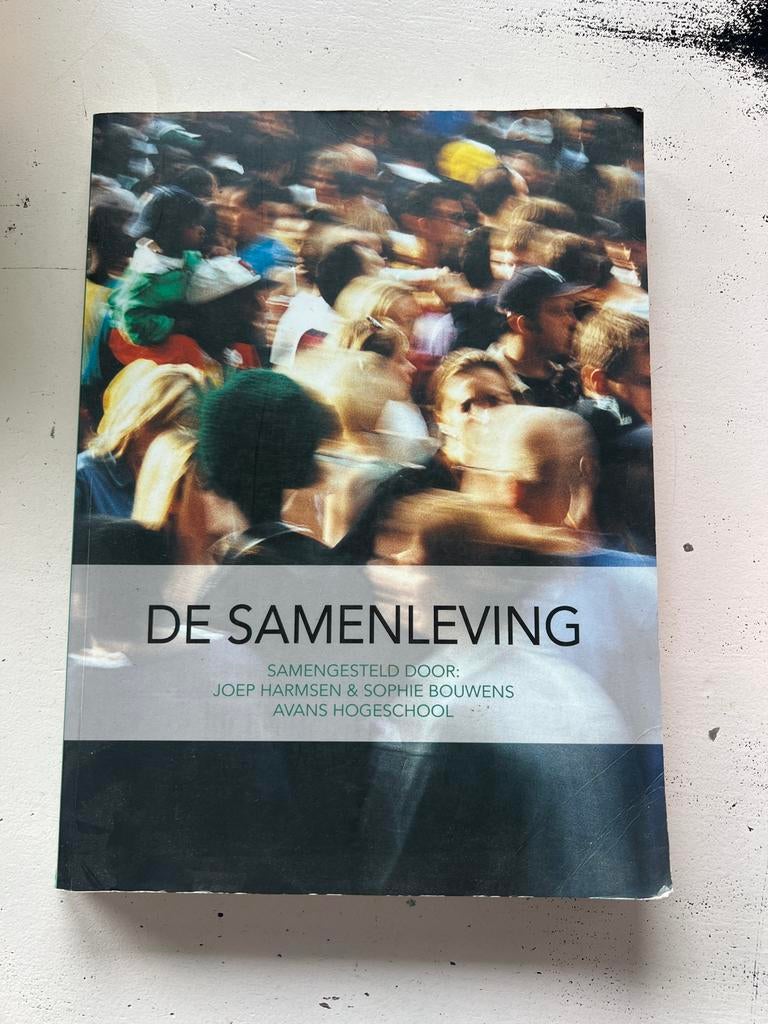 De Samenleving - Joep Harmsen & Sophie Bouwens (Avans), Boeken, Ophalen of Verzenden, Gamma, Zo goed als nieuw, HBO