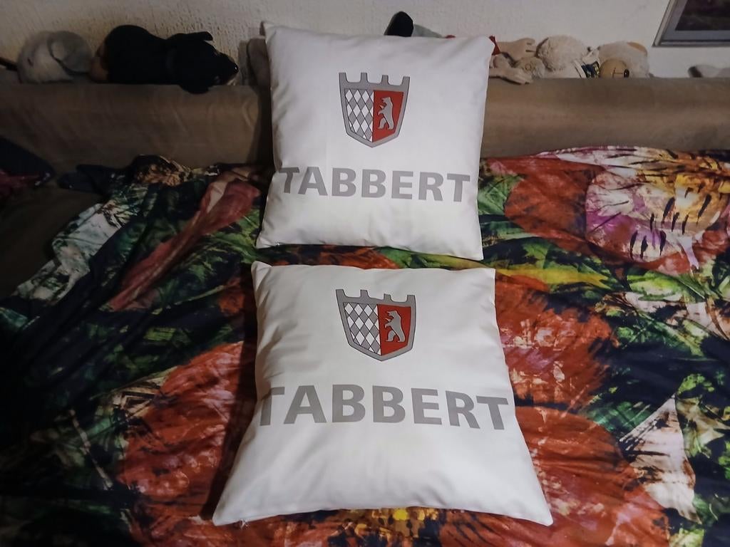 2 Nieuwe Tabbert Kussens - Perfect voor Caravan/Camper, Ophalen, Nieuw