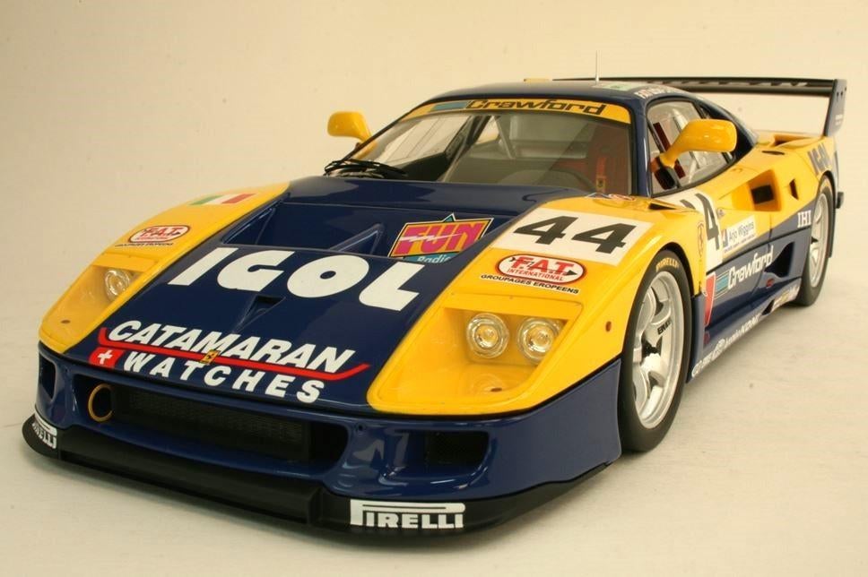 BBR 1/18 Ferrari F40 GTE - Le Mans 1996, Hobby en Vrije tijd, Modelauto's | 1:18, Ophalen of Verzenden, Nieuw, Auto, Overige merken