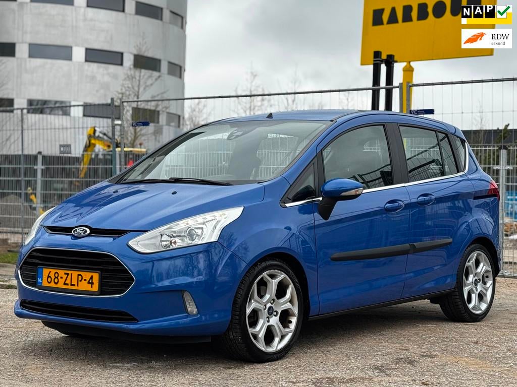 Ford B-Max 1.0 EcoBoost Titanium|UITMUNTEND STAAT|INSTAPKLAA, Auto's, Euro 5, 101 pk, Gebruikt, 750 kg