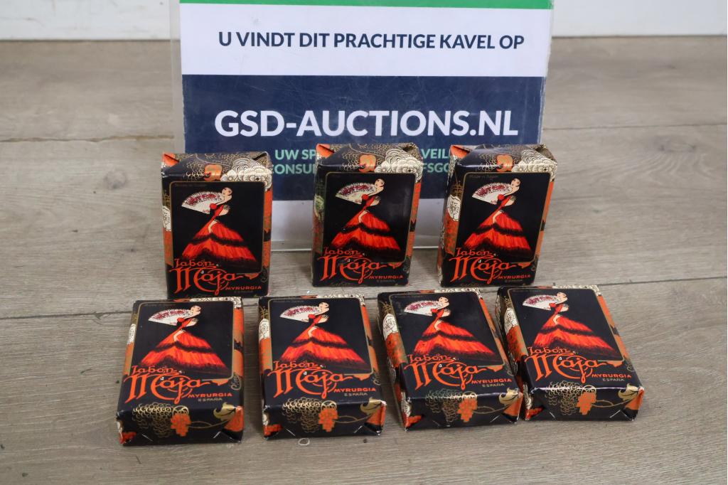 Set van 7 Stuks Vintage Maja Zeep van Myrurgia, Ophalen of Verzenden