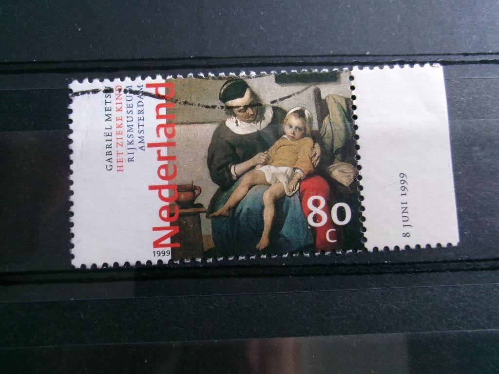 1999 - gabriel mutsu randstuk (782a), Verzenden, Gestempeld