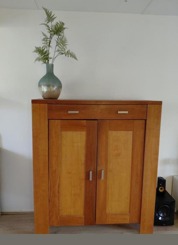 Prachtige meidenkast kersen kleur gebeitst, Ophalen, Zo goed als nieuw, 120 tot 170 cm