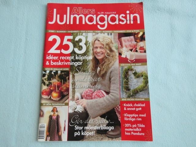 Zweeds: Allers Julmagasin, 253 ideeën voor de kerst, Ophalen of Verzenden, Zo goed als nieuw