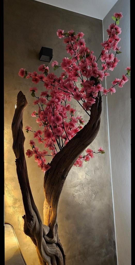 Ghostwood tak met bloesem en LED verlichting, Ophalen of Verzenden