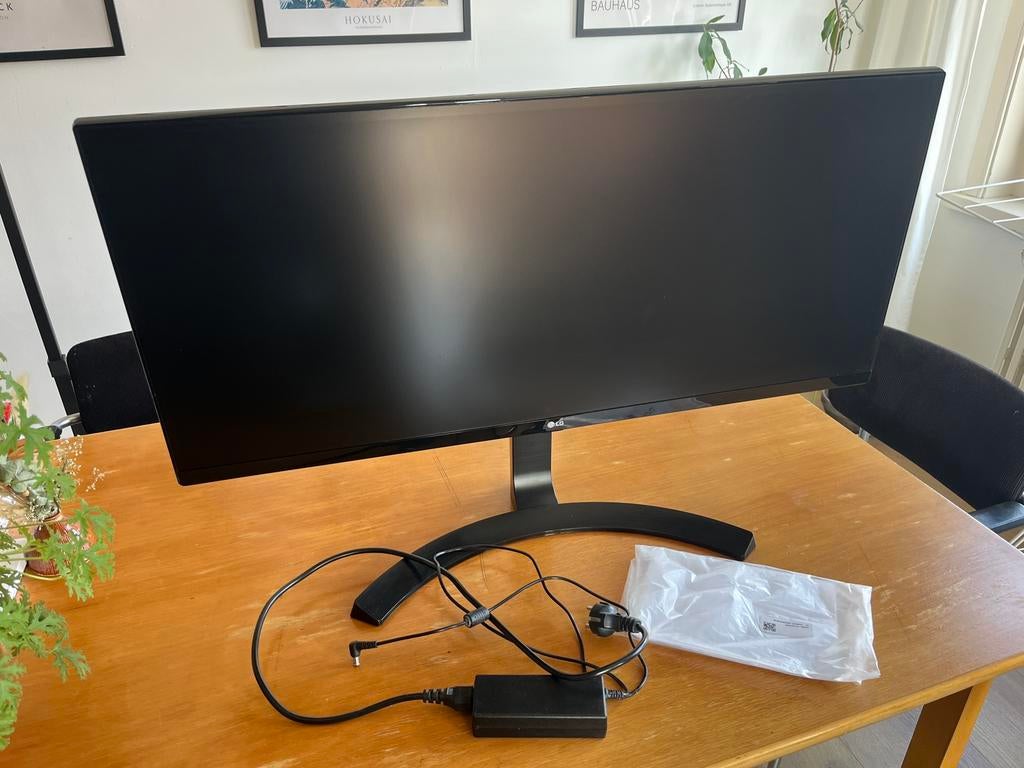 Lg 34UM68-P IPS Ultrawide Monitor, Zo goed als nieuw, HDMI, Ingebouwde speakers, Ophalen