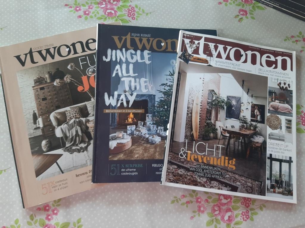 3x VT Wonen 2018 (nr. 12) 2019 (nrs. 12 & 13), Ophalen of Verzenden, Zo goed als nieuw, Overige typen