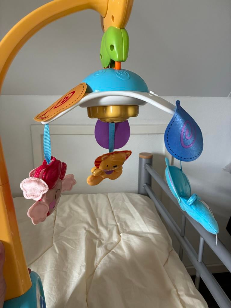 Muziekmobiel voor box - Fisher-Price, Ophalen, Zo goed als nieuw, Mobiel