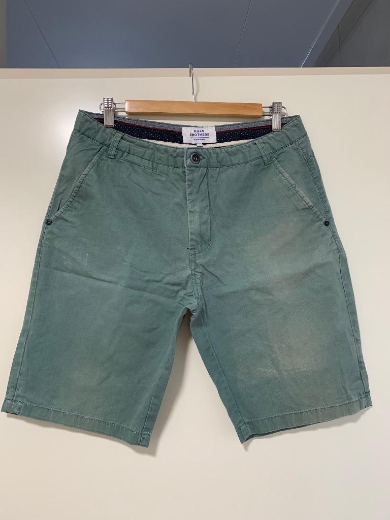 Groene korte broek maat M, Maat 48/50 (M), Ophalen of Verzenden, Mills Brothers, Gedragen