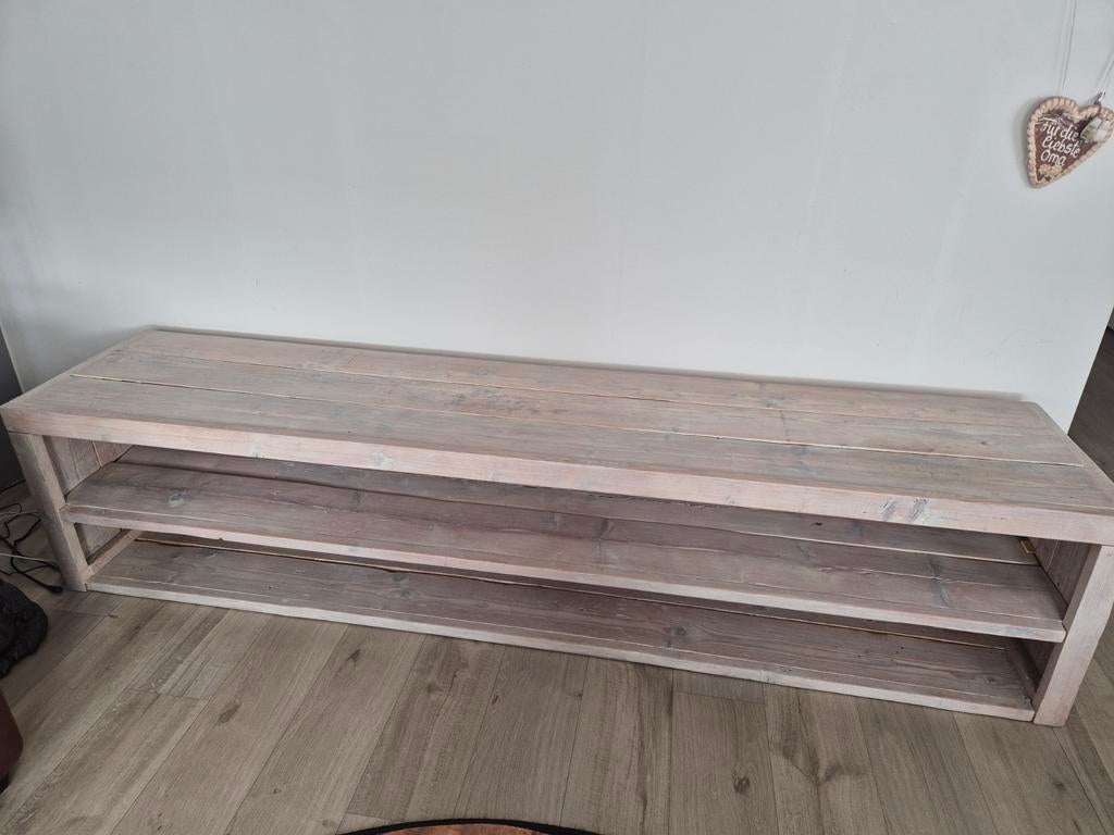 steigerhouten tv meubel, Ophalen of Verzenden, Gebruikt