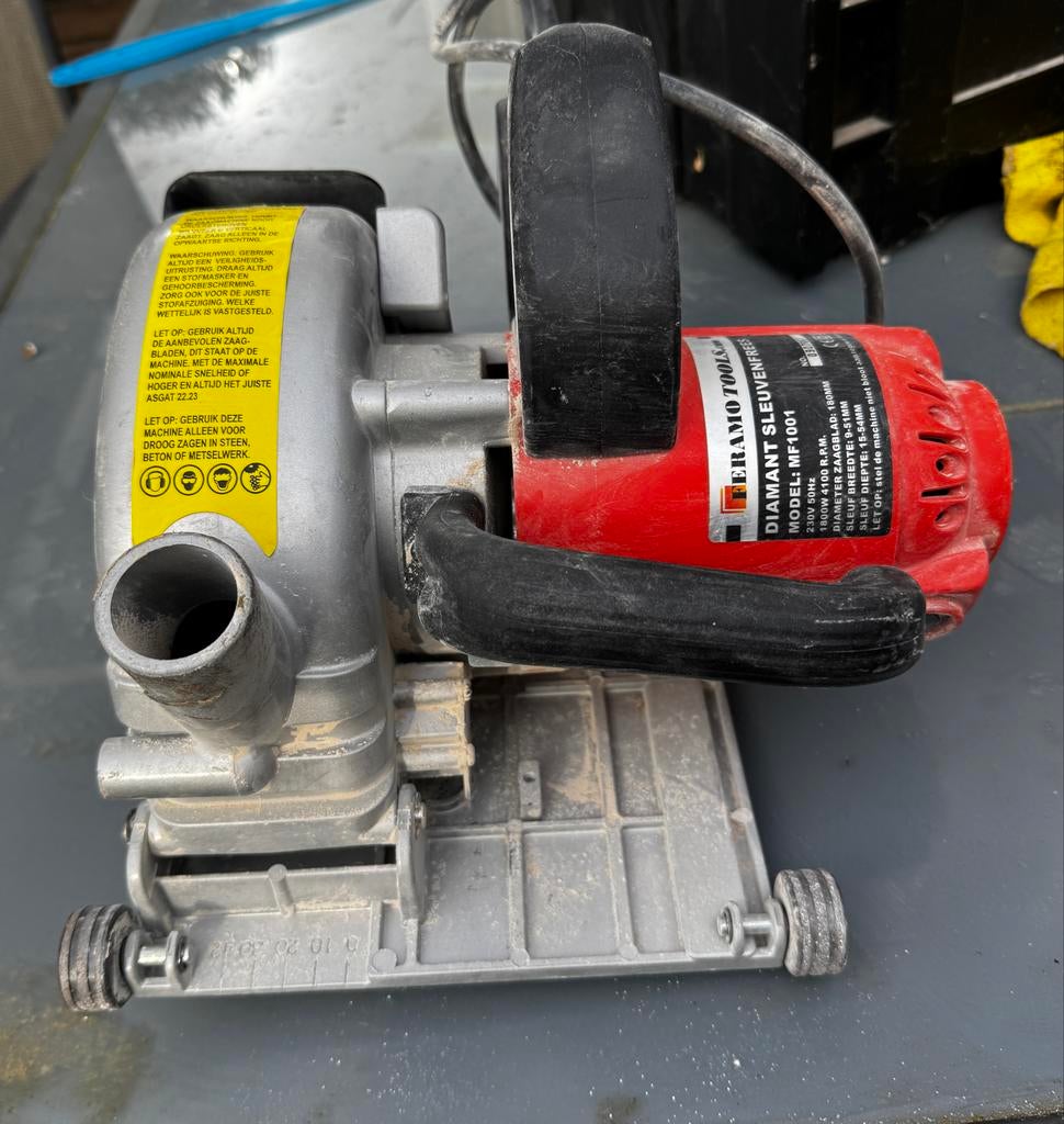 Feramo Tools Diamant Sleuvenfrees MF1001 - 1800W, Ophalen, Gebruikt, Elektrisch, Sleuvenfrees