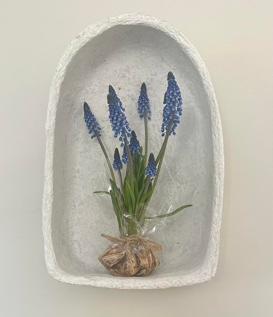 Papier mache nis handgemaakt, Ophalen of Verzenden, Nieuw, Wit