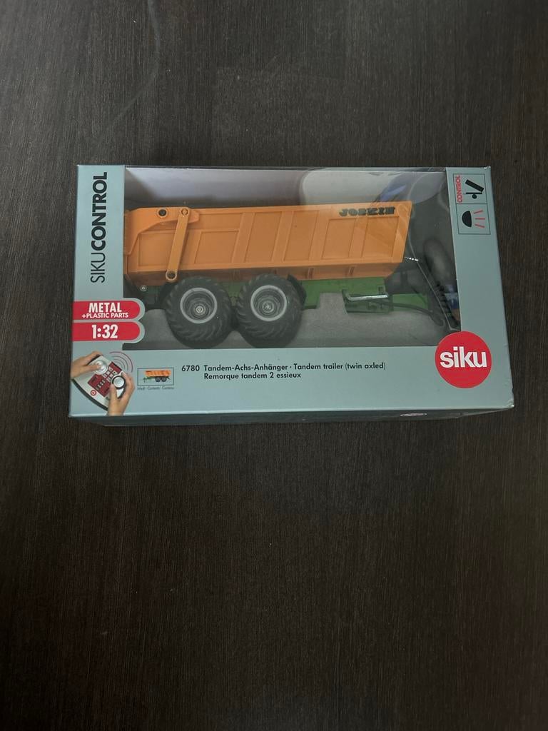 Siku Control Joskin Tandem-As-Aanhanger 1:32, Ophalen, Nieuw, Tractor of Landbouw, SIKU