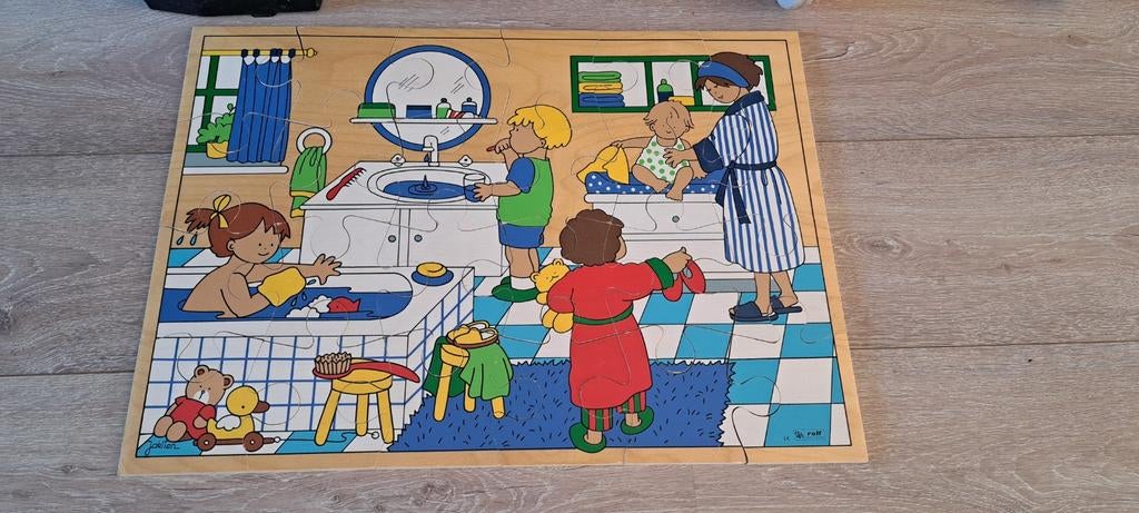 Jaklien houten puzzel, Ophalen of Verzenden, Zo goed als nieuw, Overige typen