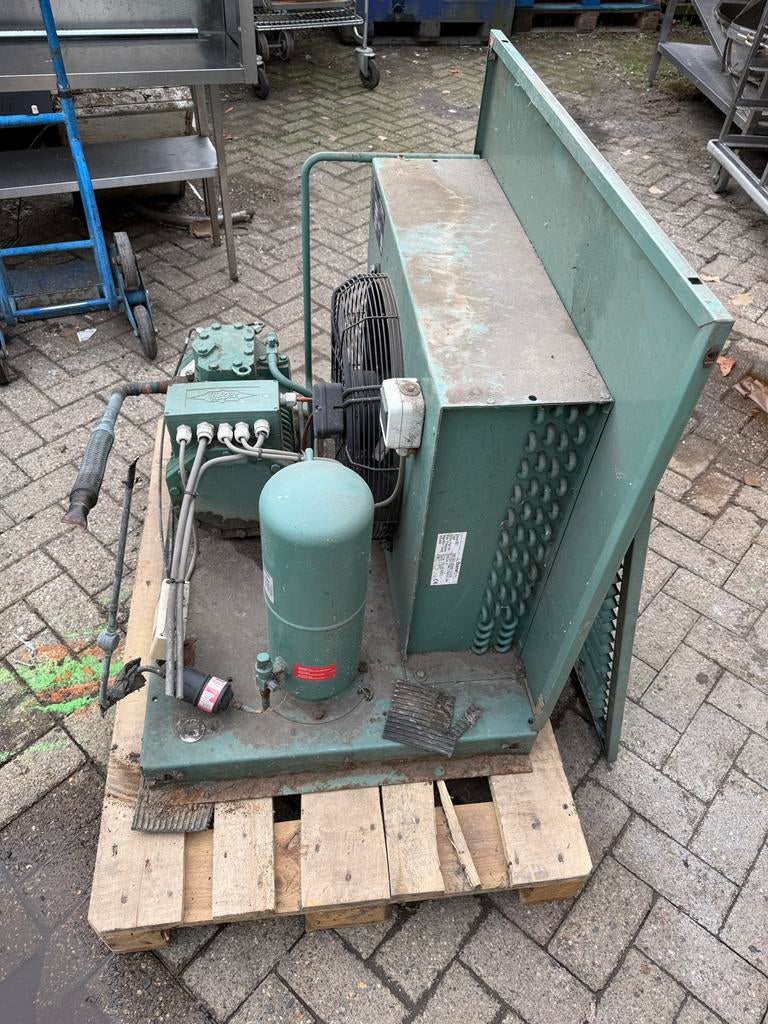 Vriescel koelcel groot motor aggerat bitzer met verdamper, Ophalen, Gebruikt, Koelen en Vriezen