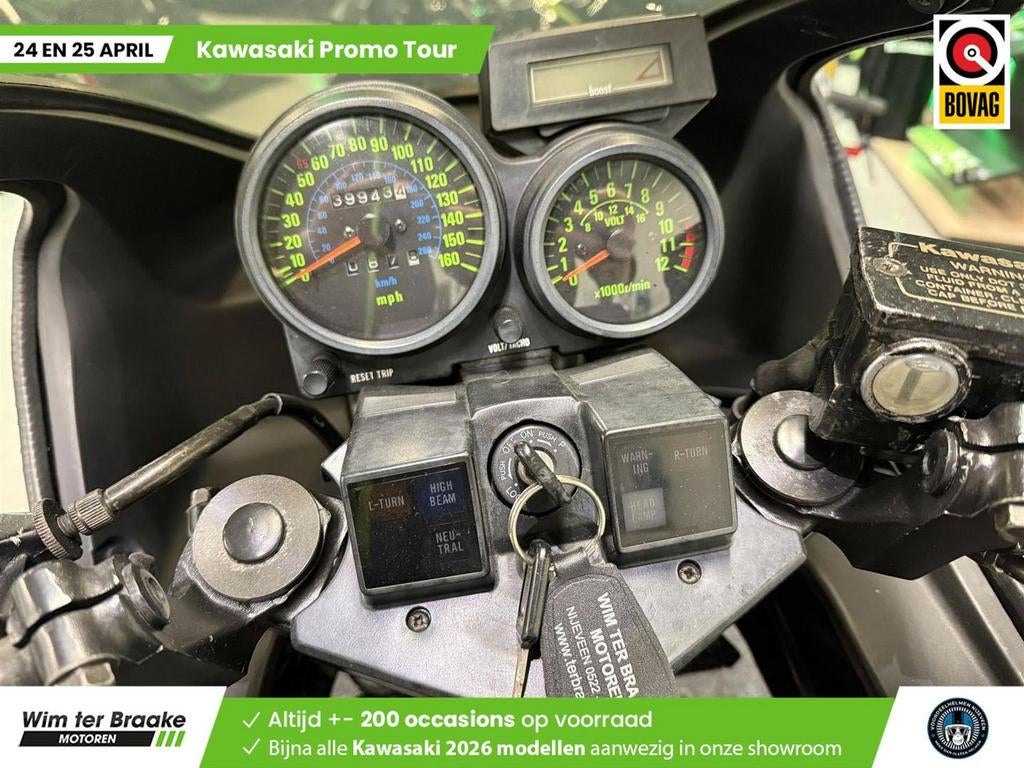 KAWASAKI GPZ 750 TURBO (bj 1985) 64,282 mls, 4 cilinders, Motorrijbewijs A, Bedrijf, Onbekend