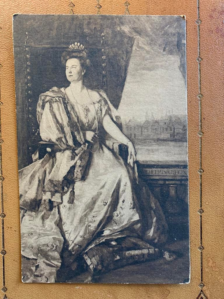 Koningin Wilhelmina, Ophalen of Verzenden, Voor 1920, Ongelopen, Sterren en Beroemdheden