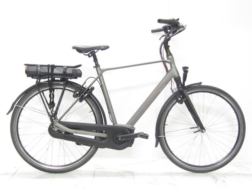 Batavus Bryte grijs heren 57cm 28inch, Fietsen en Brommers, Elektrische fietsen, 55 tot 59 cm, Gebruikt, Batavus