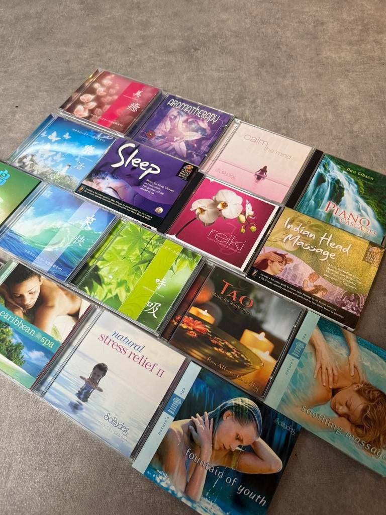 17x ontspannende cd’s, Ophalen, Gebruikt