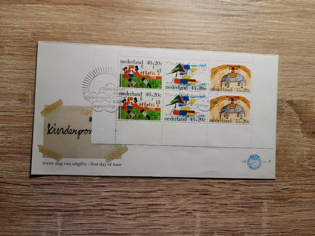 Nederland FDC, Postzegels en Munten, Postzegels | Nederland, Ophalen of Verzenden, Na 1940, Gestempeld