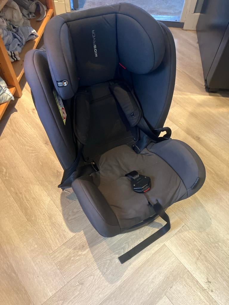 Kidsriver autostoel isofix, Kinderen en Baby's, Autostoeltjes, Gebruikt, Zijbescherming, 9 t/m 36 kg, Isofix