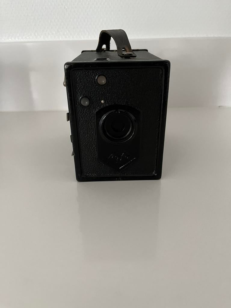 Agfa box camera, Audio, Tv en Foto, Fotocamera's Analoog, Ophalen of Verzenden, Gebruikt, Compact, Overige Merken