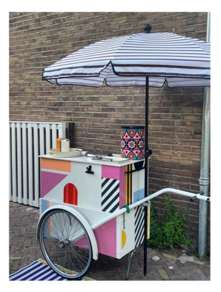 Verkoopkar ijskar snoepkar TE HUUR !, Ophalen of Verzenden, Zo goed als nieuw