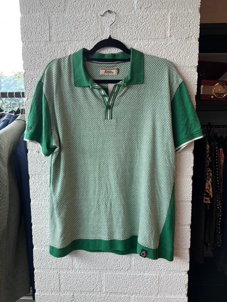 4funkyflavours polo heren maat XXL groen, Ophalen of Verzenden, Zo goed als nieuw, Maat 56/58 (XL), Groen