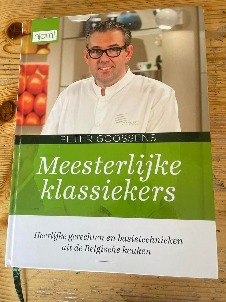 Kookboek Meesterlijke Klassiekers - Peter Goossens, Boeken, Kookboeken, Zo goed als nieuw, Voorgerechten en Soepen, Nederland en België