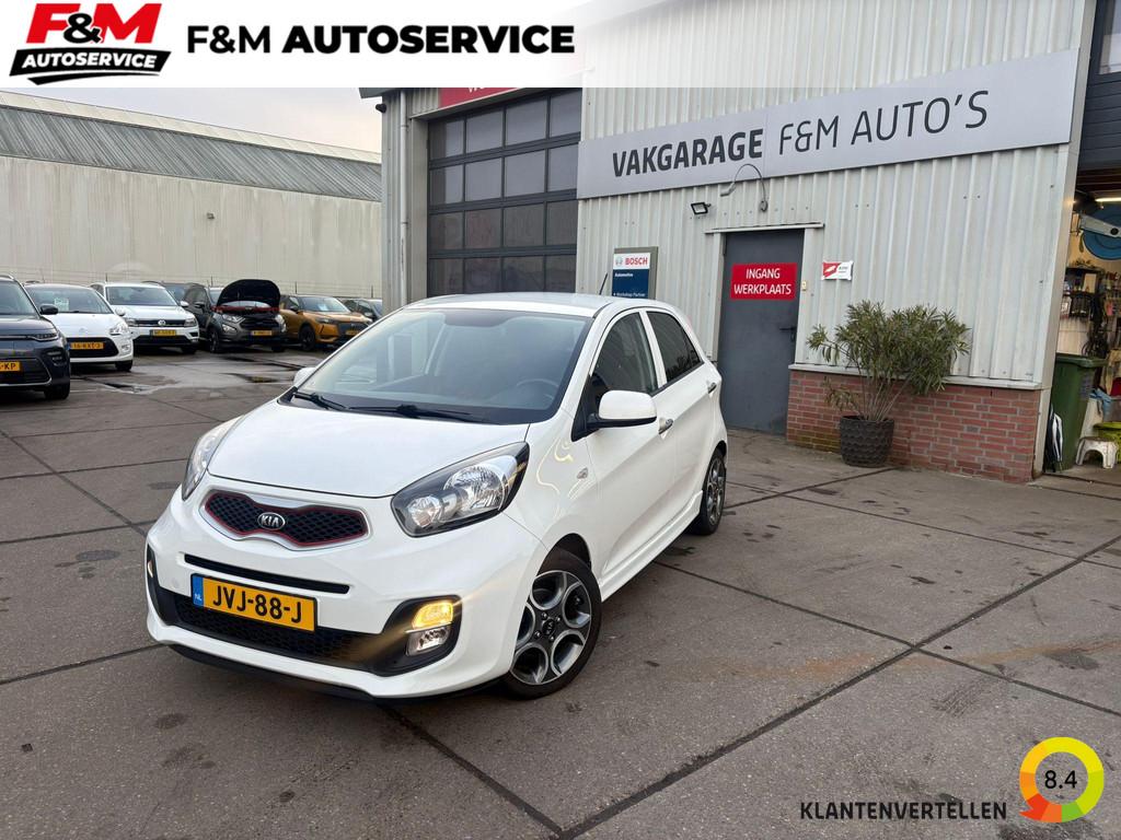 Kia Picanto 1.0 CVVT Senatori Airco, stoel-stuurverwarming, Voorwielaandrijving, Euro 5, Stof, Gebruikt
