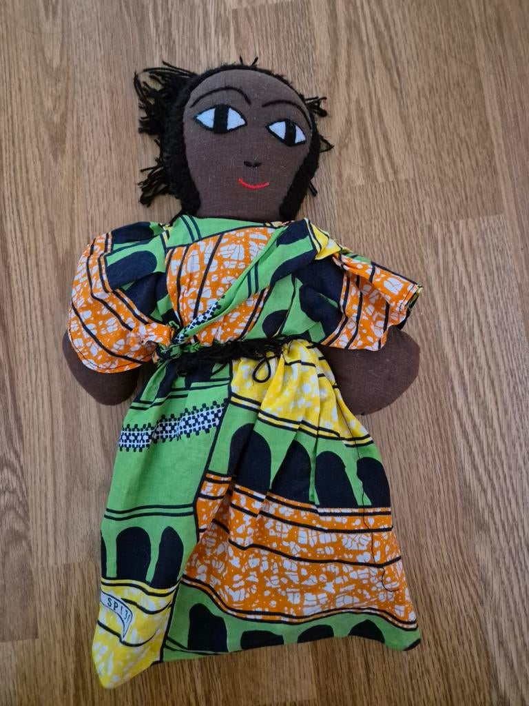 Handgemaakte Afrikaanse pop, Ophalen of Verzenden, Pop