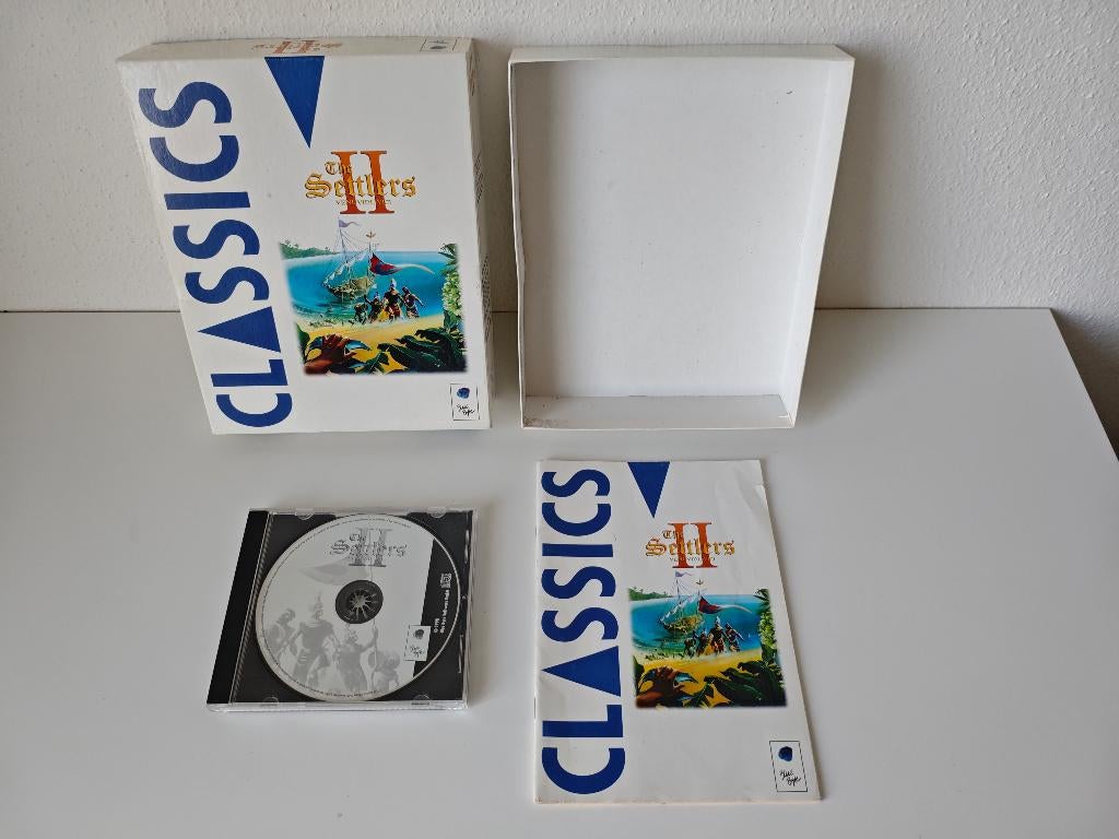 The Settlers 2 Big Box PC Game Spel, Avontuur en Actie, Gebruikt, 1 speler, Ophalen of Verzenden