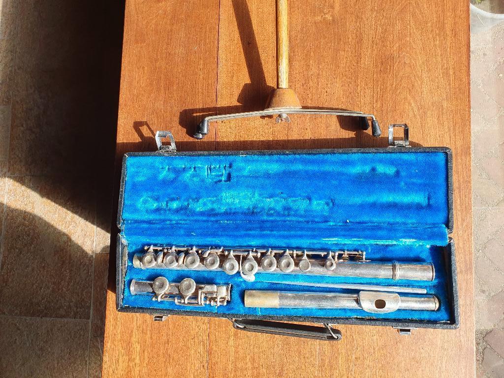 Cleveland King dwarsfluit in prima staat, in koffertje en, Ophalen of Verzenden, Zo goed als nieuw, Dwarsfluit