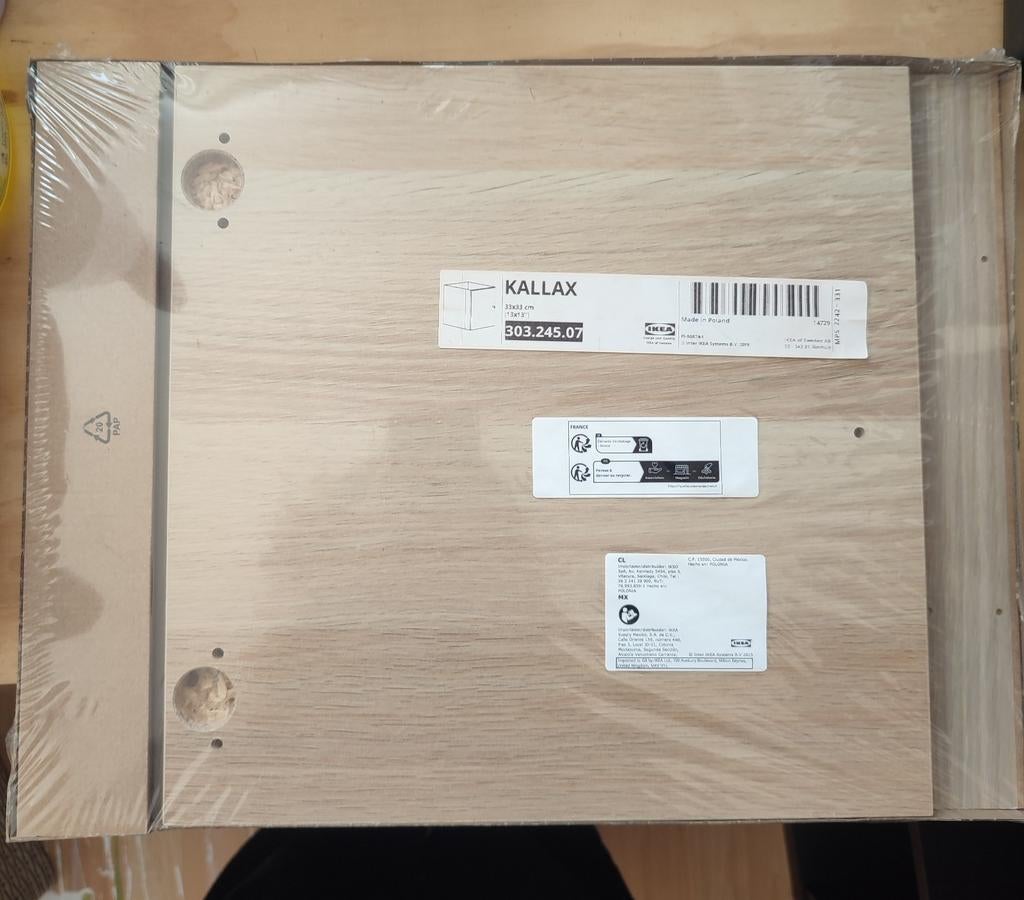 Kallax deurtje, Ophalen, Nieuw