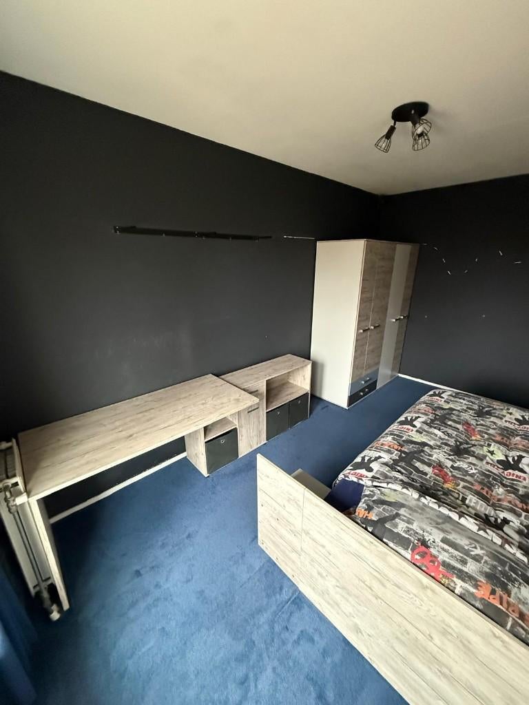 Complete tienerkamer/slaapkamer, Ophalen, Zo goed als nieuw, Tweepersoons, Tienerkamer/slaapkamer