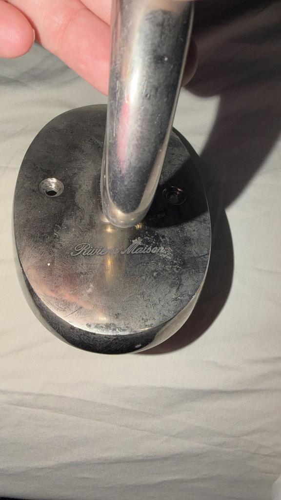 Riviera Maison wandhaak - Stijlvol en functioneel, Huis en Inrichting, Woonaccessoires | Kapstokken, Gebruikt, Wandhaken, Metaal