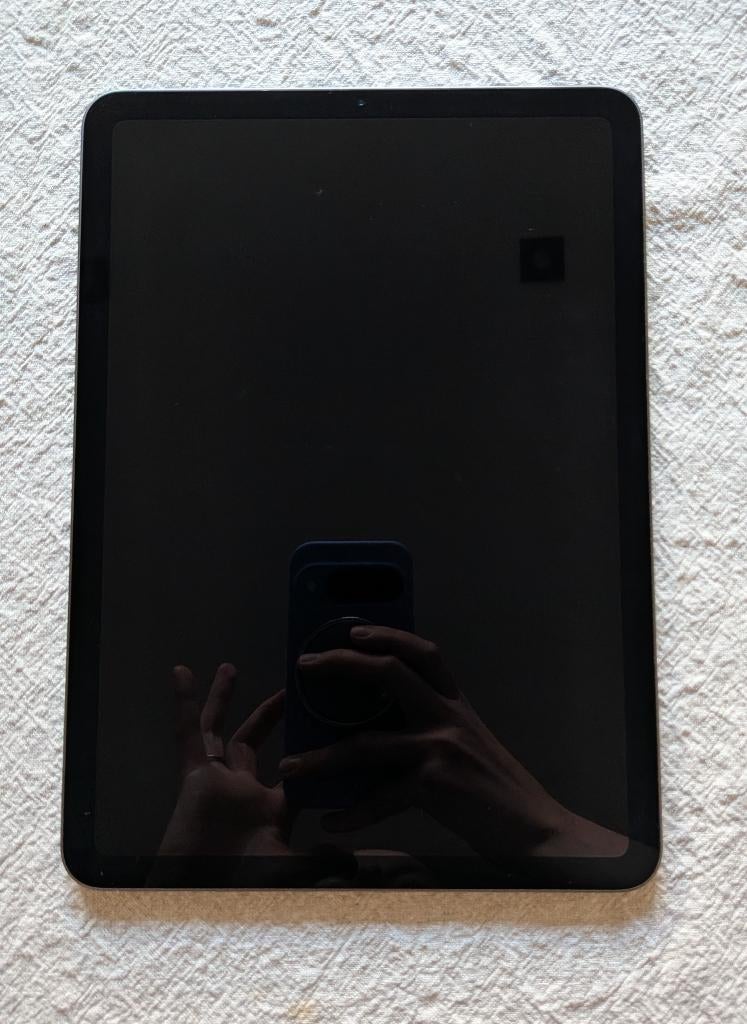 Apple iPad Air 4 (64GB) Spacegrijs Wi-Fi + hoes, Computers en Software, Apple iPads, Apple iPad Air, Zo goed als nieuw, Wi-Fi