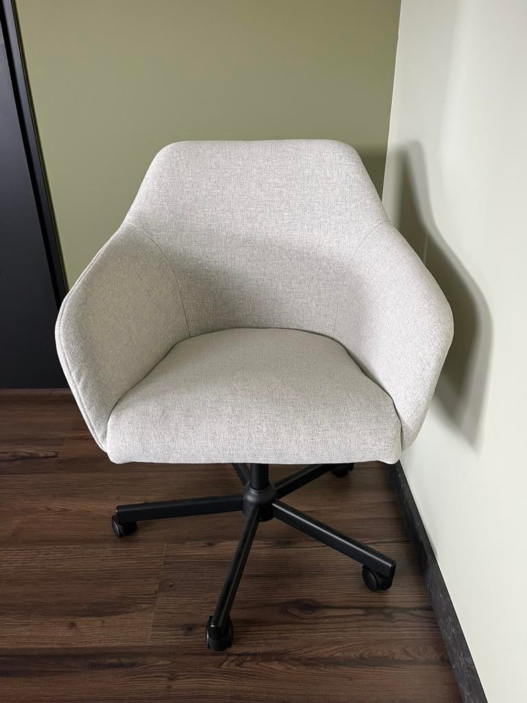 Ikea bureaustoel gunnared beige/zwart, Ophalen, Zo goed als nieuw, Zwart, Bureaustoel