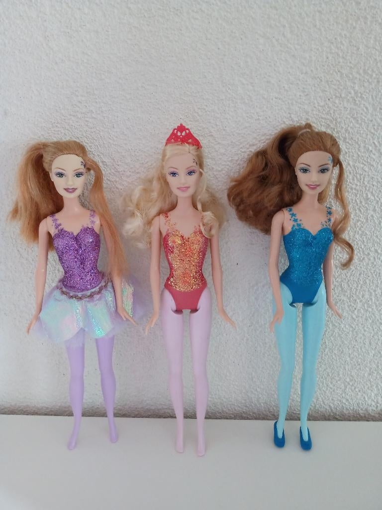 Barbie Princess of Pea, Cinderella en Sleeping Beauty, Verzamelen, Ophalen of Verzenden, Gebruikt, Pop