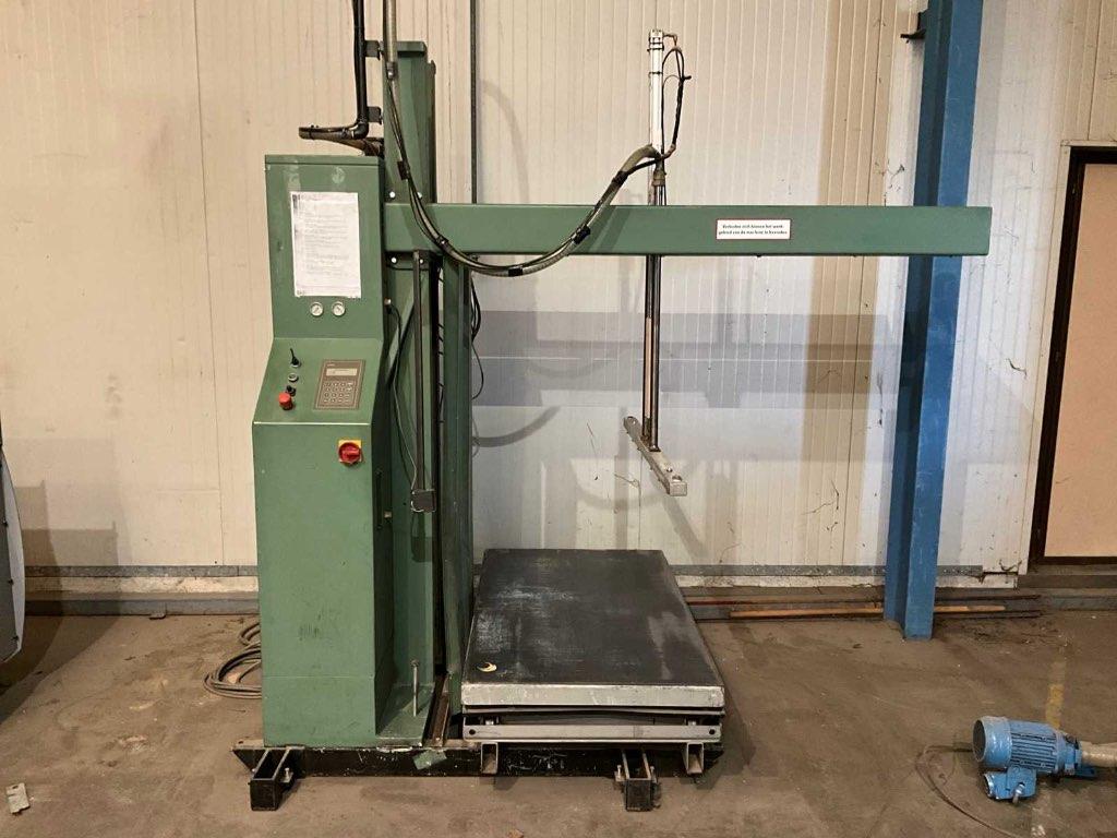 Automatische Vacuümheffer - vacuümbalk 120x5cm, heftafel 1T, Ophalen