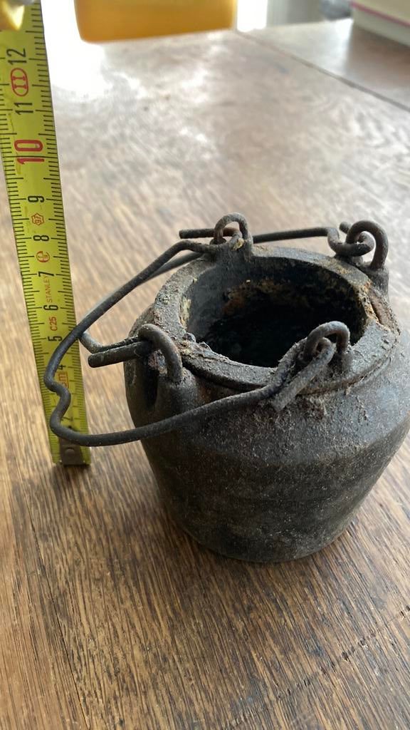 Au bain marie gietijzeren lijmpotje, Verzenden