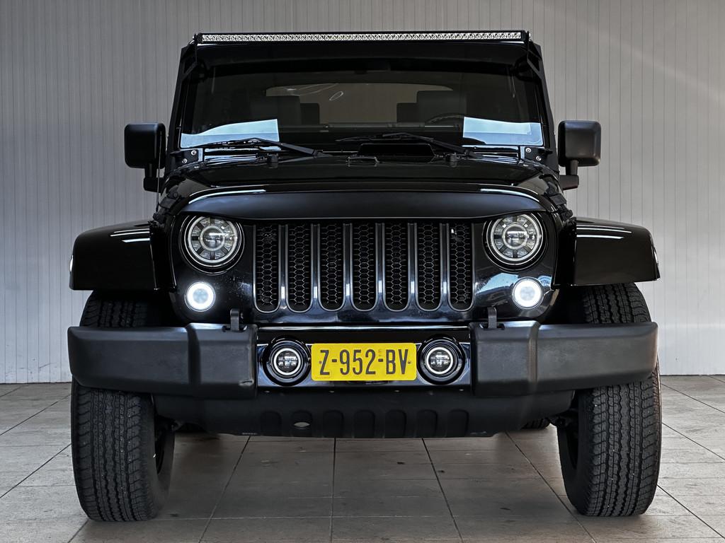 Jeep Wrangler SAHARA/ Soft-Top!/ 200PK!/ 6-Cilinder/ 18''LMV, Auto's, Jeep, 3778 cc, Stof, Gebruikt, Zwart